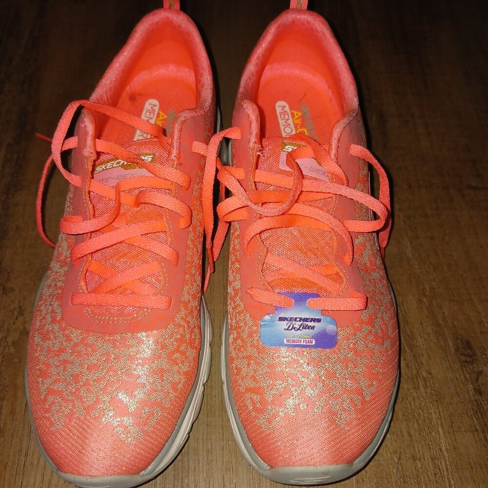 Sketchers memory foam running shoes size 10